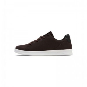 Hummel Court Line Wt Ženske Tenisice Čokoladne | 415105-256