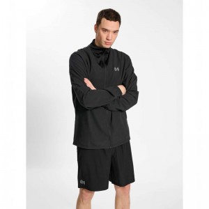 Hummel Court Woven Muške Jakne Crne | 248437-101