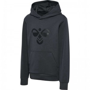 Hummel Cuatro Dječje Majica s Kapuljačom Crne | 027092-810