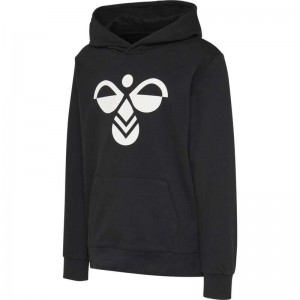 Hummel Cuatro Dječje Majica s Kapuljačom Crne | 995203-390