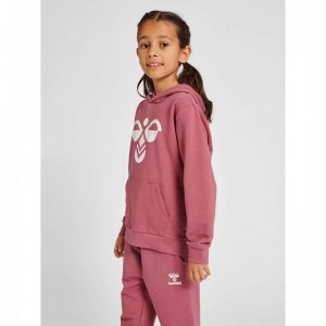 Hummel Cuatro Dječje Majica s Kapuljačom Roze | 641618-765