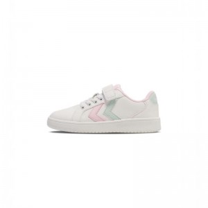 Hummel Derby Court Jr Dječje Tenisice za Nogomet Bijele | 519447-908