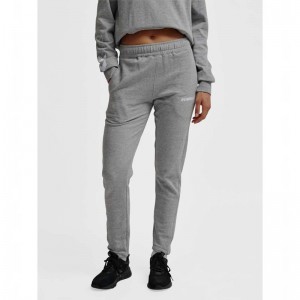 Hummel Elemental Tapered Ženske Hlače Sive | 583447-579
