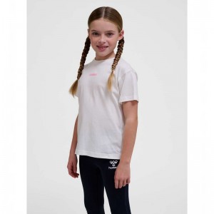 Hummel Ella S/S Dječje Majice Bijele | 838959-821