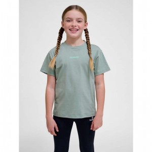 Hummel Ella S/S Dječje Rukometne Tenisice Zelene | 730381-582