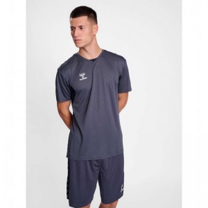 Hummel Essential S/S Muške Dres Sive | 258508-216