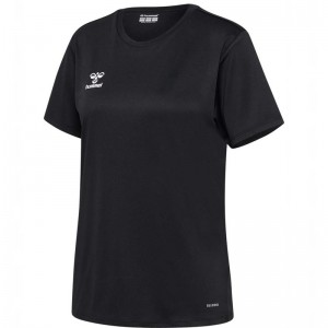 Hummel Essential S/S Ženske Dres Crne | 080854-143