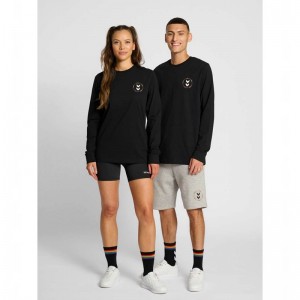Hummel Everything Nothing Ls Ženske Majice Crne | 088080-360