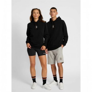 Hummel Everything Nothing Muške Majica s Kapuljačom Crne | 660986-438