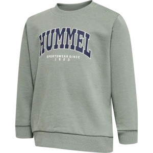 Hummel Fast Lime Dječje Dukserice Sive | 228643-623