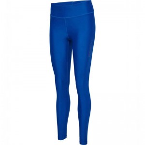 Hummel Fast Mid Waist Ženske Hulahopke Plave | 854957-497