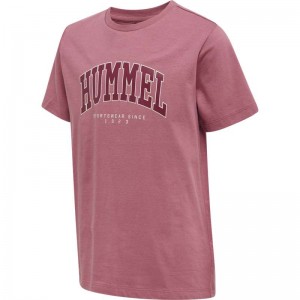 Hummel Fast S/S Dječje Majice Roze | 084484-836