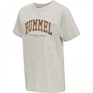 Hummel Fast S/S Dječje Majice Sive | 076752-296