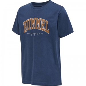 Hummel Fast S/S Dječje Majice Tamnoplave | 519357-142