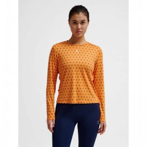 Hummel Fast W L/S Ženske Majice Narančaste | 358965-842
