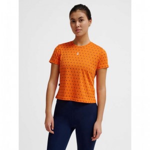 Hummel Fast Workout W S/S Ženske Temeljni Sloj Narančaste | 110172-075