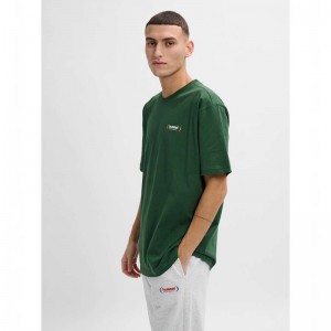 Hummel Felix Loose Muške Dukserice Zelene | 171696-046