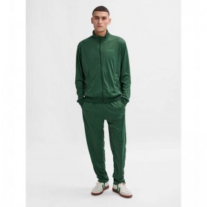 Hummel Felix Poly Tracksuit Muške Odijela Zelene | 539492-689
