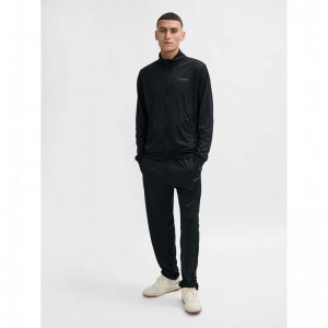 Hummel Felix Poly Tracksuit Muške Sportska Odjeća Crne | 030062-193