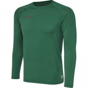 Hummel First Performance Jersey L/S Muške Hulahopke Zelene | 459441-280