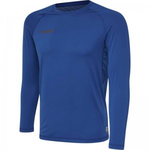 Hummel First Performance Jersey L/S Muške Temeljni Sloj Plave | 684520-728