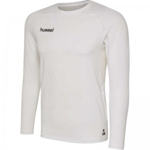 Hummel First Performance Jersey L/S Muške Temeljni Sloj Bijele | 855082-031