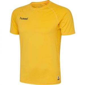 Hummel First Performance Jersey S/S Muške Tenisice Žute | 207530-785