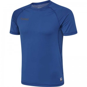 Hummel First Performance Jersey S/S Muške Temeljni Sloj Plave | 174881-020