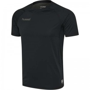 Hummel First Performance S/S Muške Dres Crne | 383198-415