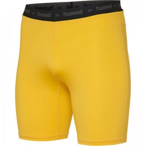 Hummel First Performance Tight Muške Hlače Žute | 897877-100