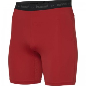 Hummel First Performance Tight Muške Kratke Hlače Crvene | 320292-673