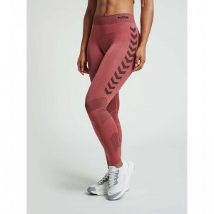Hummel First Seamless Tr W Ženske Hulahopke Crvene | 072227-849