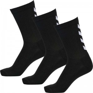 Hummel Fundamental 3-pack Muške Čarape Crne | 524132-126