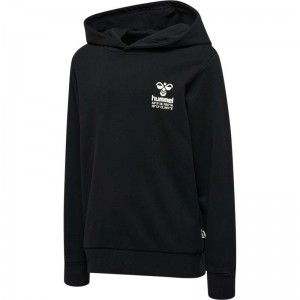 Hummel Global Dječje Majica s Kapuljačom Crne | 775604-515