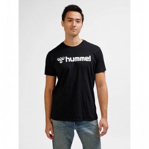 Hummel Go 2.0 Logo S/S Muške Majice Crne | 196186-260