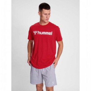 Hummel Go 2.0 Logo S/S Muške Majice Crvene | 033474-463