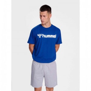 Hummel Go 2.0 Logo S/S Muške Majice Plave | 884314-348
