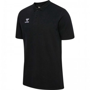 Hummel Go 2.0 Muške Polo Majice Crne | 622121-881