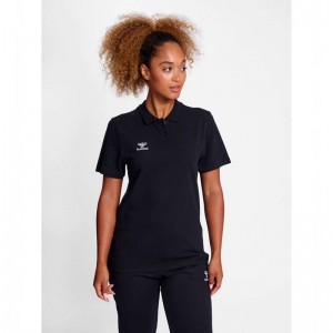 Hummel Go 2.0 Polo Ženske Majice Crne | 020226-097