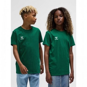 Hummel Go 2.0 S/S Dječje Dukserice Zelene | 237799-251