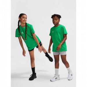 Hummel Go 2.0 S/S Dječje Majice Zelene | 001911-674