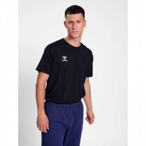 Hummel Go 2.0 S/S Muške Majice Crne | 514531-297