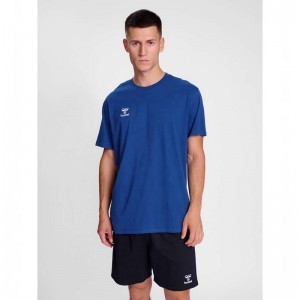 Hummel Go 2.0 S/S Muške Majice Plave | 564805-047