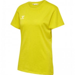 Hummel Go 2.0 S/S Ženske Hlače Žute | 477495-778
