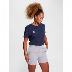Hummel Go 2.0 S/S Ženske Majice Tamnoplave | 753060-510
