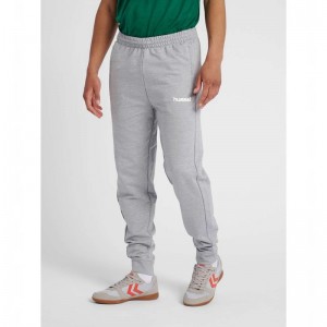 Hummel Go Cotton Muške Hlače Sive | 949145-875