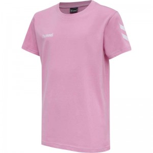 Hummel Go Cotton S/S Dječje Donji dio Trenirke Roze | 992890-612