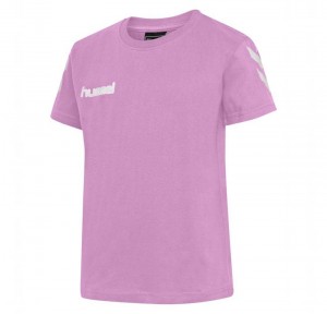 Hummel Go Cotton S/S Dječje Majice Boje Lavande | 439121-736