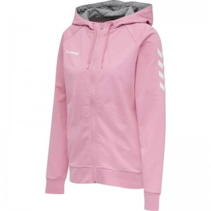 Hummel Go Cotton Zip Ženske Ruksaci Roze | 204008-663
