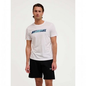 Hummel Graphic Bold Logo Muške Majica bez Rukava Bijele | 862300-038